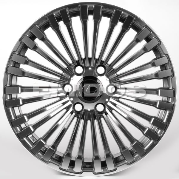 ЛИТЫЕ ДИСКИ 81418 LEXUS/TOYOTA 11843-CT378 20 J8.5 ET40 6X139.7 95.1 ГРАФИТ + ПОЛИРОВАННЫЕ СПИЦЫ