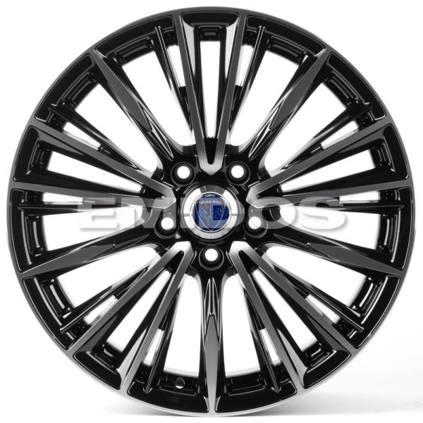 ЛИТЫЕ ДИСКИ 81423 RAYS 1127X-FG441 18 J8 ET38 5X114.3 73.1 ЧЁРНЫЙ ГЛЯНЦЕВЫЙ + ПОЛИРОВАННЫЕ СПИЦЫ ПОД