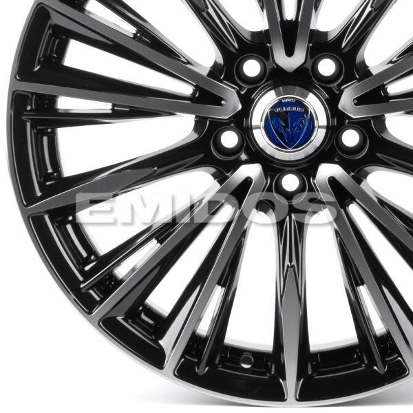 ЛИТЫЕ ДИСКИ 81423 RAYS 1127X-FG441 18 J8 ET38 5X114.3 73.1 ЧЁРНЫЙ ГЛЯНЦЕВЫЙ + ПОЛИРОВАННЫЕ СПИЦЫ ПОД