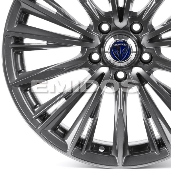 ЛИТЫЕ ДИСКИ 81424 RAYS 1127X-FG441 18 J8 ET38 5X114.3 73.1 ГРАФИТ ГЛЯНЦЕВЫЙ + ПОЛИРОВАННЫЕ СПИЦЫ + Т