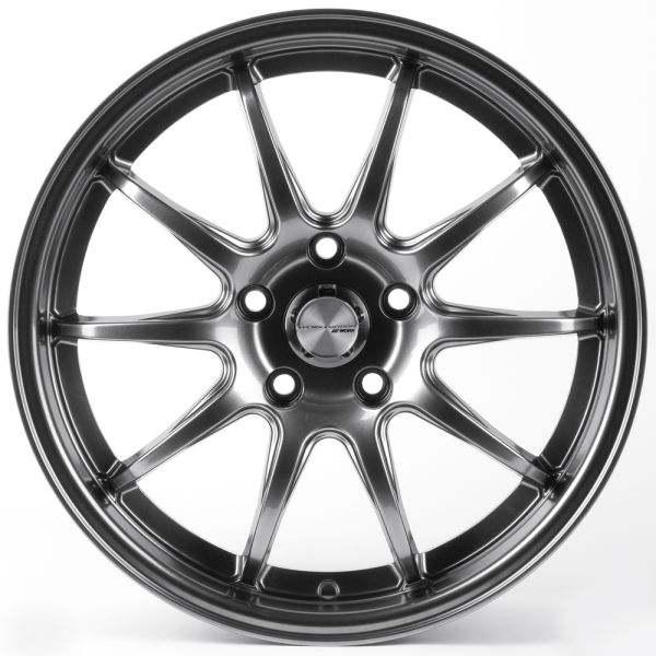 ЛИТЫЕ ДИСКИ 81433 WORK 12243-CT345 17 J7.5 ET40 5X114.3 73.1 СЕРЕБРО ТЁМНОЕ