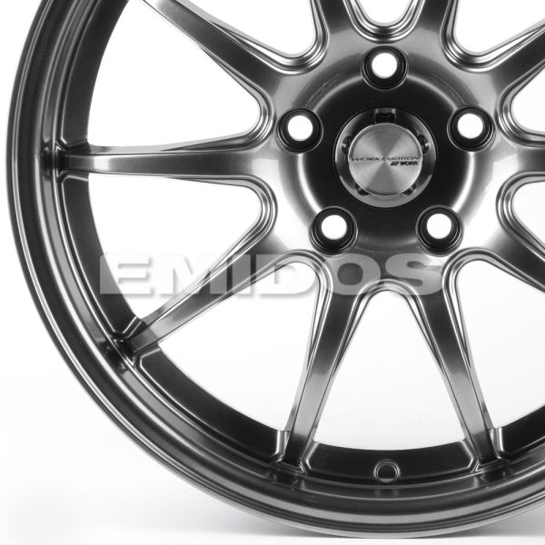 ЛИТЫЕ ДИСКИ 81433 WORK 12243-CT345 17 J7.5 ET40 5X114.3 73.1 СЕРЕБРО ТЁМНОЕ