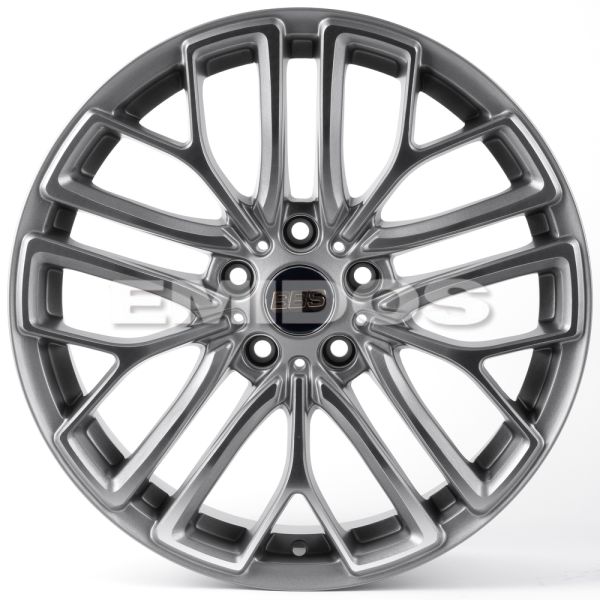 ЛИТЫЕ ДИСКИ 81436 BBS 5096X-CS242 18 J8 ET35 5X114.3 73.1 ГРАФИТ МАТОВЫЙ + ПОЛИРОВАННЫЕ СПИЦЫ