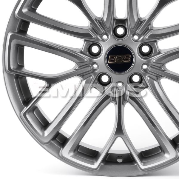 ЛИТЫЕ ДИСКИ 81436 BBS 5096X-CS242 18 J8 ET35 5X114.3 73.1 ГРАФИТ МАТОВЫЙ + ПОЛИРОВАННЫЕ СПИЦЫ