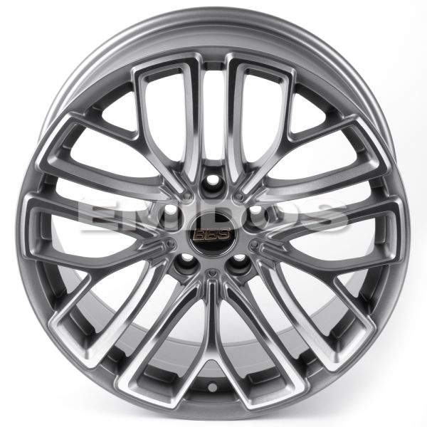 ЛИТЫЕ ДИСКИ 81436 BBS 5096X-CS242 18 J8 ET35 5X114.3 73.1 ГРАФИТ МАТОВЫЙ + ПОЛИРОВАННЫЕ СПИЦЫ