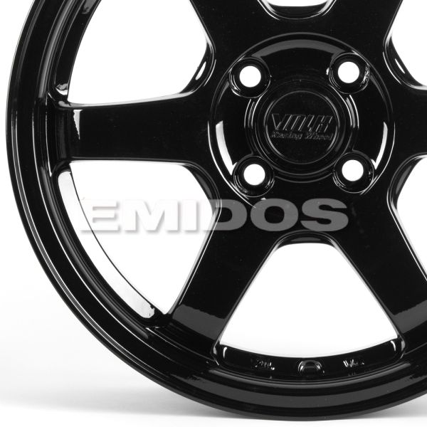 ЛИТЫЕ ДИСКИ 81529 6014D-SB364 15 J6.5 ET40 4X100 73.1 ЧЁРНЫЙ ГЛЯНЦЕВЫЙ