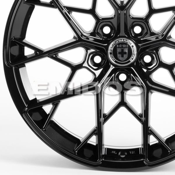 ЛИТЫЕ ДИСКИ 81559 HRE 1256X-FG441 18 J8 ET40 5X108 73.1 ЧЁРНЫЙ ГЛЯНЦЕВЫЙ