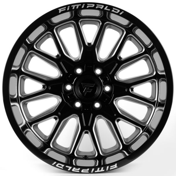 ЛИТЫЕ ДИСКИ 81616 FITTIPALDI FA18BM 20 J12 ET-44 6X135/6X139.7 106.1 ЧЁРНЫЙ ГЛЯНЦЕВЫЙ + ПОЛИРОВАННЫЕ