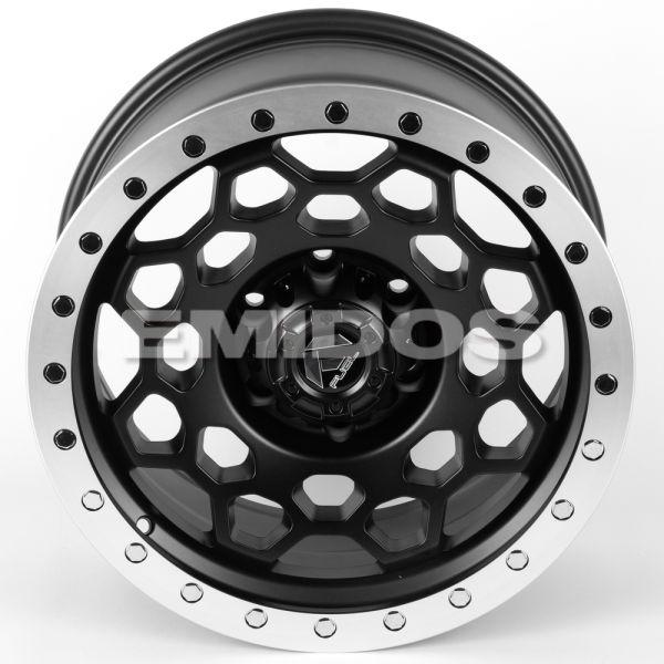 ЛИТЫЕ ДИСКИ 81624 FUEL FC240-7-CT480 17 J8.5 ET0 6X135 87.1 ЧЁРНЫЙ МАТОВЫЙ + ПОЛИРОВАННЫЙ ОБОД + ХРО