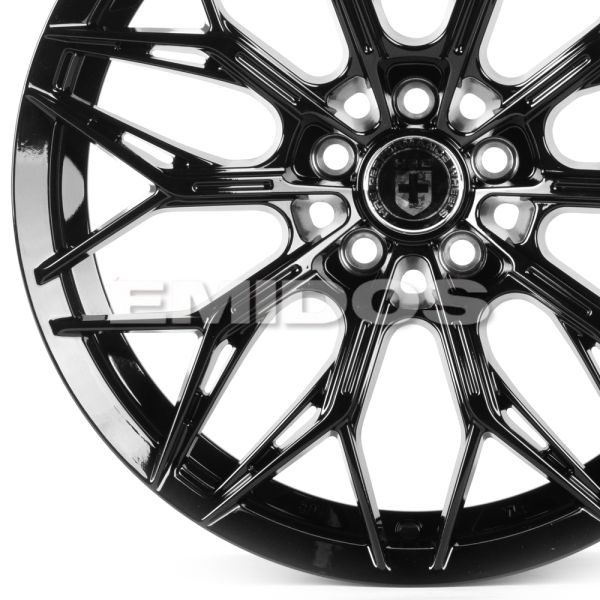 ЛИТЫЕ ДИСКИ 81641 HRE FC6006-CT478 17 J7.5 ET35 5X114.3 73.1 ЧЁРНЫЙ ГЛЯНЦЕВЫЙ