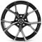 ЛИТЫЕ ДИСКИ 81731 VOLKSWAGEN FC3112-SM155 17 J7.5 ET35 5X112 57.1 ЧЁРНЫЙ + ПОЛИРОВАННЫЕ СПИЦЫ