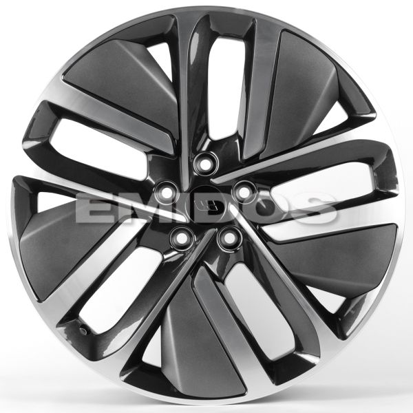 ЛИТЫЕ ДИСКИ 81749 LI FC3164-FG626 21 J9 ET45.5 5X120 62.5 ГРАФИТ + ПОЛИРОВАННЫЕ СПИЦЫ