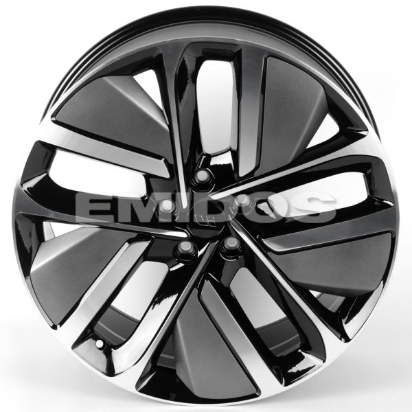 ЛИТЫЕ ДИСКИ 81750 LI FC3164-FG626 21 J9 ET45.5 5X120 62.5 ЧЁРНЫЙ ГЛЯНЦЕВЫЙ + ПОЛИРОВАННЫЕ СПИЦЫ