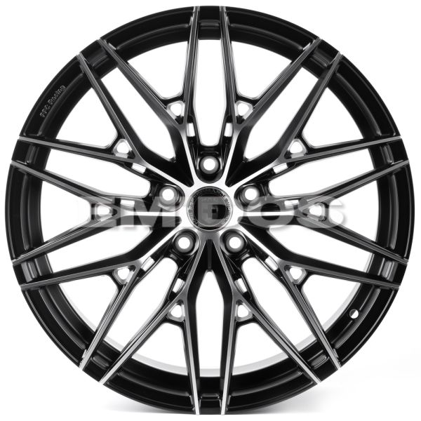 ЛИТЫЕ ДИСКИ 81783 HRE FC003-DS345 19 J8.5 ET35 5X114.3 73.1 ЧЁРНЫЙ МАТОВЫЙ + ПОЛИРОВАННЫЕ СПИЦЫ