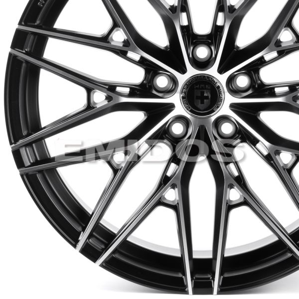 ЛИТЫЕ ДИСКИ 81783 HRE FC003-DS345 19 J8.5 ET35 5X114.3 73.1 ЧЁРНЫЙ МАТОВЫЙ + ПОЛИРОВАННЫЕ СПИЦЫ