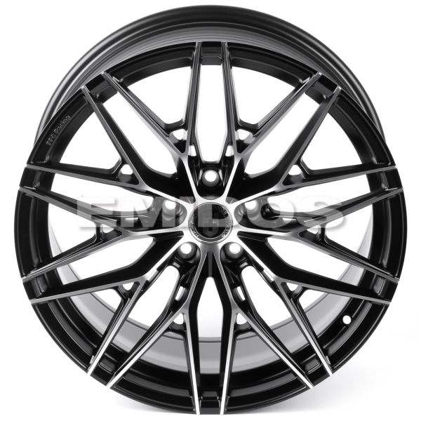 ЛИТЫЕ ДИСКИ 81783 HRE FC003-DS345 19 J8.5 ET35 5X114.3 73.1 ЧЁРНЫЙ МАТОВЫЙ + ПОЛИРОВАННЫЕ СПИЦЫ