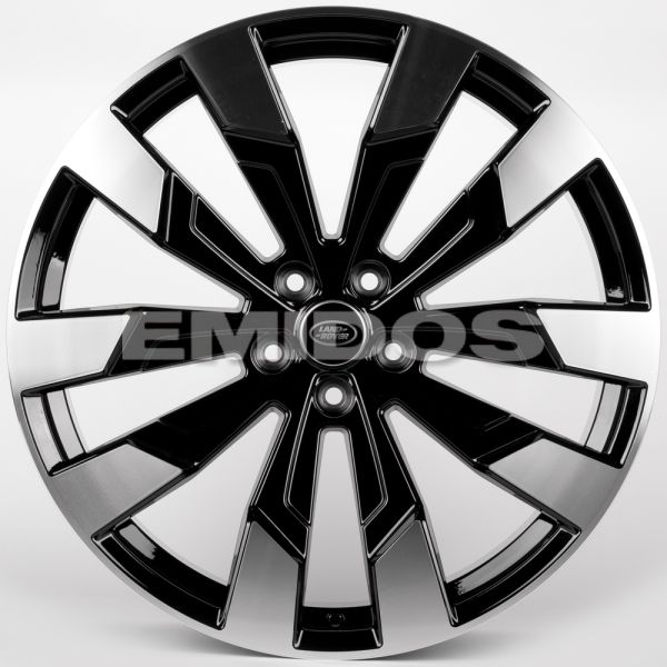 ЛИТЫЕ ДИСКИ 82171 LAND ROVER IV-1131-SM233 22 J10 ET38 5X120 72.56 ЧЁРНЫЙ ГЛЯНЦЕВЫЙ + ПОЛИРОВАННЫЕ С