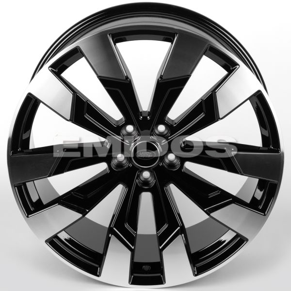 ЛИТЫЕ ДИСКИ 82171 LAND ROVER IV-1131-SM233 22 J10 ET38 5X120 72.56 ЧЁРНЫЙ ГЛЯНЦЕВЫЙ + ПОЛИРОВАННЫЕ С