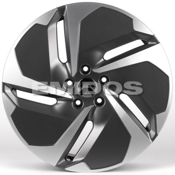 ЛИТЫЕ ДИСКИ 81821 NIO IVF-3113-SF100 20 J8.5 ET43 5X120 62.5 ГРАФИТ МАТОВЫЙ + ПОЛИРОВАННЫЕ СПИЦЫ