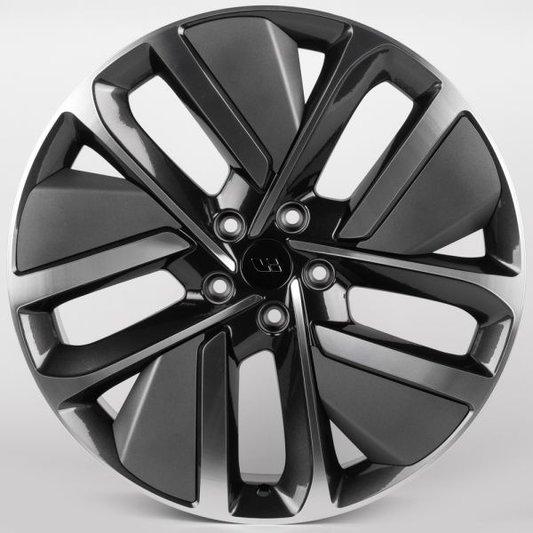 ЛИТЫЕ ДИСКИ 81824 LI IVF-3164-SF116 21 J9 ET45.5 5X120 62.5 ГРАФИТ + ПОЛИРОВАННЫЕ СПИЦЫ