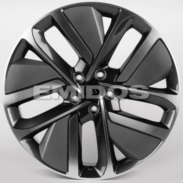 ЛИТЫЕ ДИСКИ 81824 LI IVF-3164-SF116 21 J9 ET45.5 5X120 62.5 ГРАФИТ + ПОЛИРОВАННЫЕ СПИЦЫ