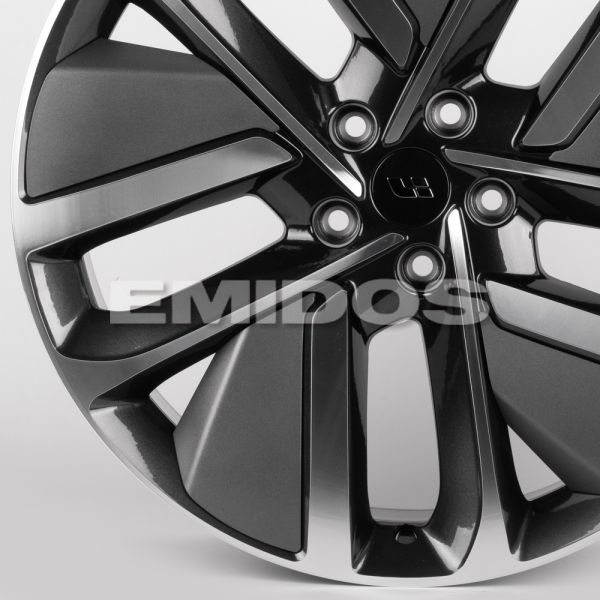 ЛИТЫЕ ДИСКИ 81824 LI IVF-3164-SF116 21 J9 ET45.5 5X120 62.5 ГРАФИТ + ПОЛИРОВАННЫЕ СПИЦЫ