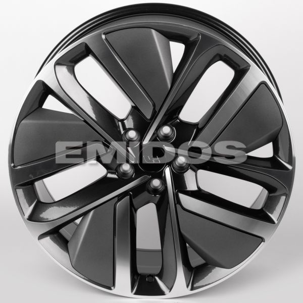 ЛИТЫЕ ДИСКИ 81824 LI IVF-3164-SF116 21 J9 ET45.5 5X120 62.5 ГРАФИТ + ПОЛИРОВАННЫЕ СПИЦЫ