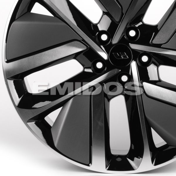 ЛИТЫЕ ДИСКИ 81826 LI IVF-3164-SF116 21 J9 ET45.5 5X120 62.5 ЧЁРНЫЙ ГЛЯНЦЕВЫЙ + ПОЛИРОВАННЫЕ СПИЦЫ