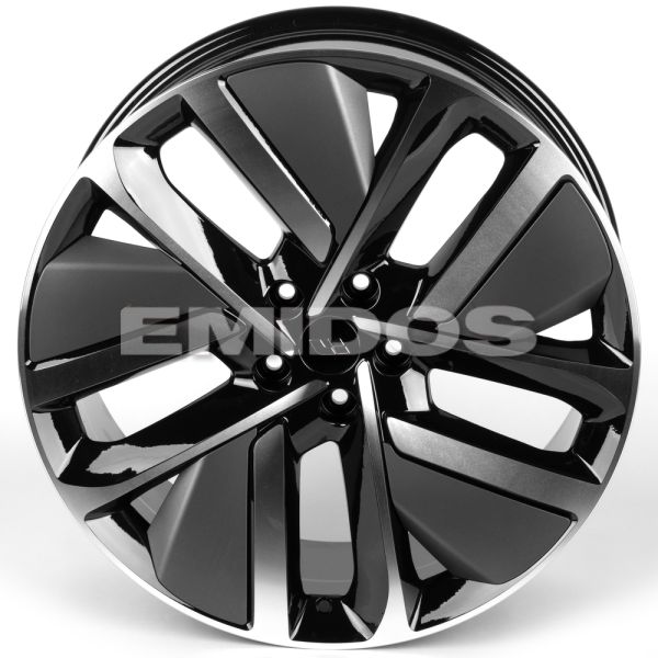 ЛИТЫЕ ДИСКИ 81826 LI IVF-3164-SF116 21 J9 ET45.5 5X120 62.5 ЧЁРНЫЙ ГЛЯНЦЕВЫЙ + ПОЛИРОВАННЫЕ СПИЦЫ