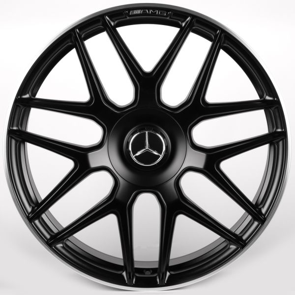 ЛИТЫЕ ДИСКИ 81836 MERCEDES-BENZ IVF-933-SM233 22 J10 ET35 5X130 84.1 ЧЁРНЫЙ МАТОВЫЙ + ПОЛИРОВАННЫЙ О
