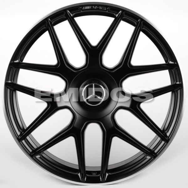 ЛИТЫЕ ДИСКИ 81836 MERCEDES-BENZ IVF-933-SM233 22 J10 ET35 5X130 84.1 ЧЁРНЫЙ МАТОВЫЙ + ПОЛИРОВАННЫЙ О