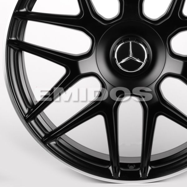 ЛИТЫЕ ДИСКИ 81836 MERCEDES-BENZ IVF-933-SM233 22 J10 ET35 5X130 84.1 ЧЁРНЫЙ МАТОВЫЙ + ПОЛИРОВАННЫЙ О