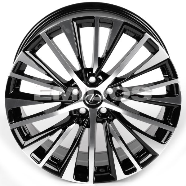 ЛИТЫЕ ДИСКИ 81840 LEXUS IVF-952-FG609 20 J8 ET30 5X114.3 60.1 ЧЁРНЫЙ ГЛЯНЦЕВЫЙ + ПОЛИРОВАННЫЕ СПИЦЫ