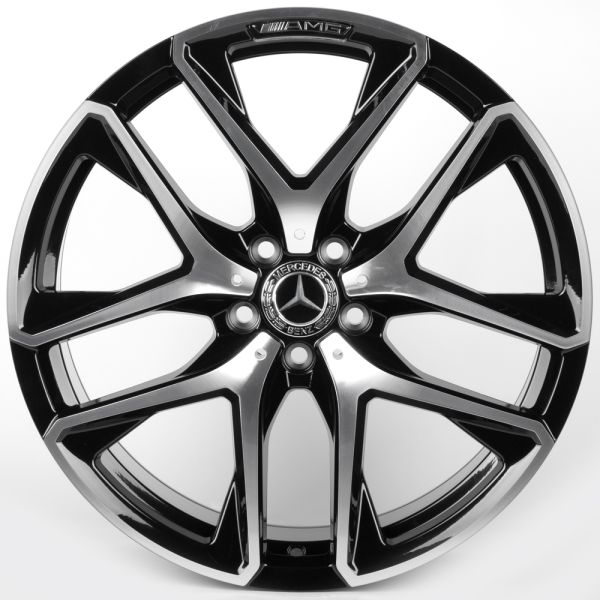 ЛИТЫЕ ДИСКИ 81866 MERCEDES-BENZ IVF-3142-CT525 20 J9.5 ET45 5X112 66.5 ЧЁРНЫЙ ГЛЯНЦЕВЫЙ + ПОЛИРОВАНН