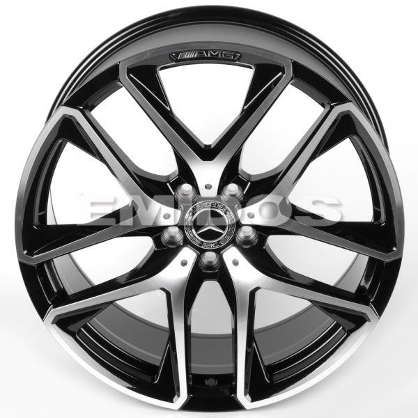 ЛИТЫЕ ДИСКИ 81866 MERCEDES-BENZ IVF-3142-CT525 20 J9.5 ET45 5X112 66.5 ЧЁРНЫЙ ГЛЯНЦЕВЫЙ + ПОЛИРОВАНН