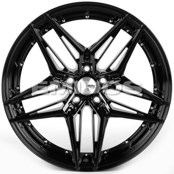 ЛИТЫЕ ДИСКИ 81952 ADVAN IVF-007-SM185 19 J8.5 ET35 5X108 73.1 ЧЁРНЫЙ