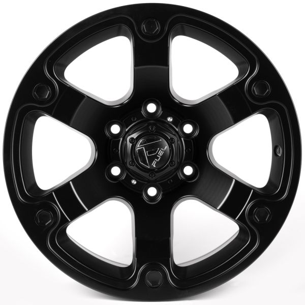 ЛИТЫЕ ДИСКИ 81972 FUEL IV-212-SM157 17 J8.5 ET0 6X139.7 110 ЧЁРНЫЙ МАТОВЫЙ