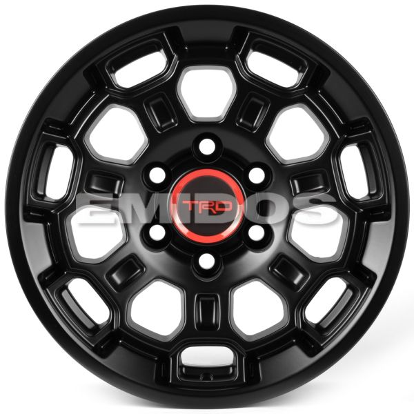 ЛИТЫЕ ДИСКИ 81977 TRD IV-1833-CT479 17 J8 ET5 6X139.7 106.1 ЧЁРНЫЙ МАТОВЫЙ