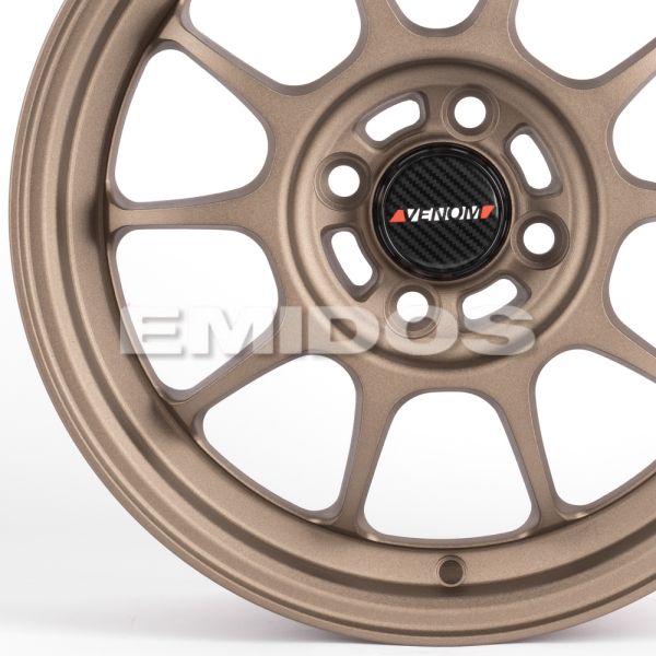 ЛИТЫЕ ДИСКИ 82004 LENSO 1247X-SF034 15 J7 ET40 4X100 73.1 БРОНЗА МАТОВАЯ