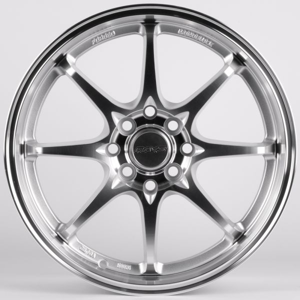 ЛИТЫЕ ДИСКИ 82017 RAYS X8306-SM145 16 J7 ET38 4X100/4X114.3 73.1 СЕРЕБРО + ПОЛИРОВАННЫЕ СПИЦЫ