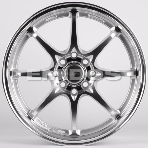 ЛИТЫЕ ДИСКИ 82017 RAYS X8306-SM145 16 J7 ET38 4X100/4X114.3 73.1 СЕРЕБРО + ПОЛИРОВАННЫЕ СПИЦЫ