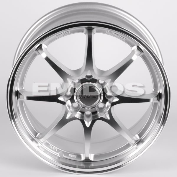 ЛИТЫЕ ДИСКИ 82017 RAYS X8306-SM145 16 J7 ET38 4X100/4X114.3 73.1 СЕРЕБРО + ПОЛИРОВАННЫЕ СПИЦЫ