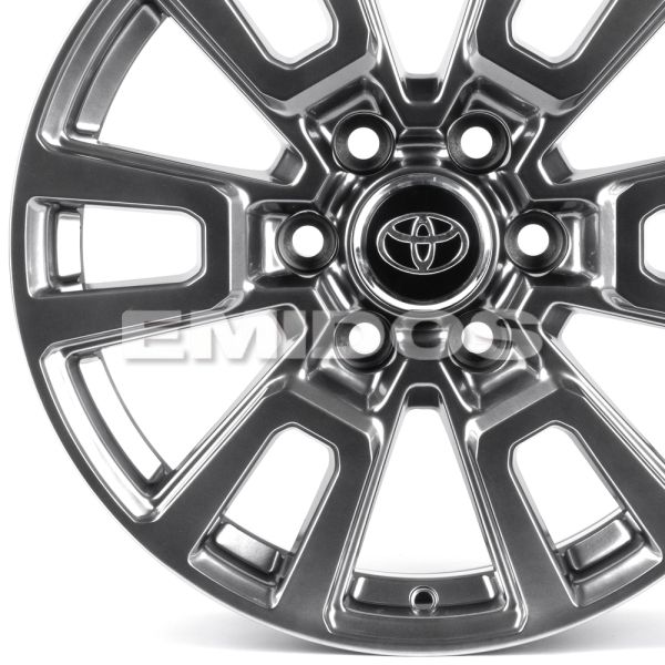 ЛИТЫЕ ДИСКИ 82038 TOYOTA IVF-3278-SM183 18 J7.5 ET25 6X139.7 106.1 СЕРЕБРО ТЁМНОЕ