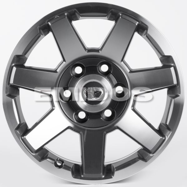 ЛИТЫЕ ДИСКИ 82039 TOYOTA IVF-3363-DS315 17 J7.5 ET15 6X139.7 106.1 ГРАФИТ ГЛЯНЦЕВЫЙ + ПОЛИРОВАННЫЕ С
