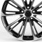 ЛИТЫЕ ДИСКИ 82094 VOLKSWAGEN IVF-3030-SF069 18 J8 ET35 5X112 57.1 ЧЁРНЫЙ + ПОЛИРОВАННЫЕ СПИЦЫ