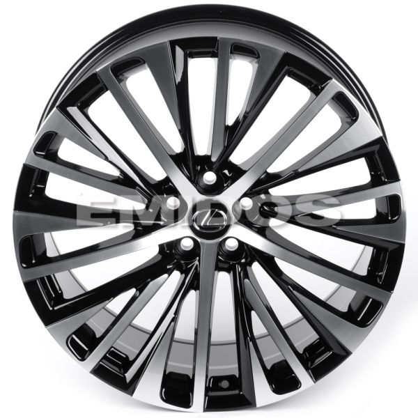ЛИТЫЕ ДИСКИ 82097 LEXUS IVF-952 21 J9 ET30 5X114.3 60.1 ЧЁРНЫЙ + ПОЛИРОВАННЫЕ СПИЦЫ