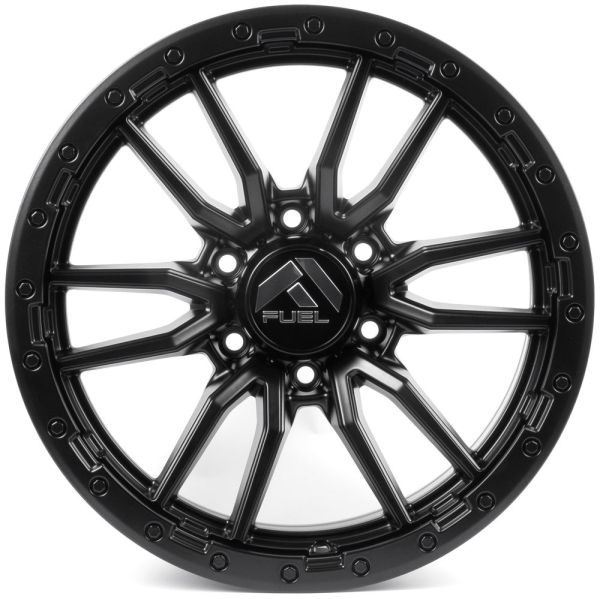 ЛИТЫЕ ДИСКИ 82161 FUEL 60273-DS193 18 J9 ET18 6X139.7 106.1 ЧЁРНЫЙ МАТОВЫЙ