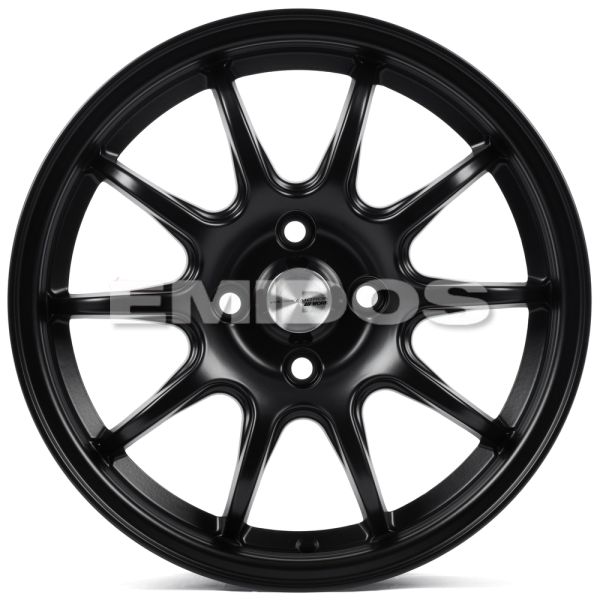 ЛИТЫЕ ДИСКИ 82162 WORK 12243-FG412 15 J6.5 ET35 4X100 73.1 ЧЁРНЫЙ МАТОВЫЙ