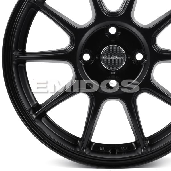 ЛИТЫЕ ДИСКИ 82167 WEDS IVF-105-SM133 15 J6.5 ET38 4X100 73.1 ЧЁРНЫЙ МАТОВЫЙ