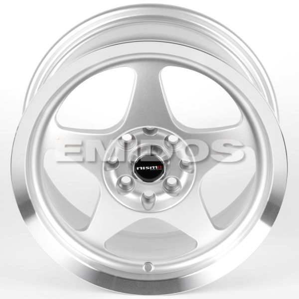 ЛИТЫЕ ДИСКИ 82174 NISMO 5868F-CT456 15 J6.5 ET35 4X100/4X114.3 73.1 СЕРЕБРО + ПОЛИРОВАННЫЙ ОБОД